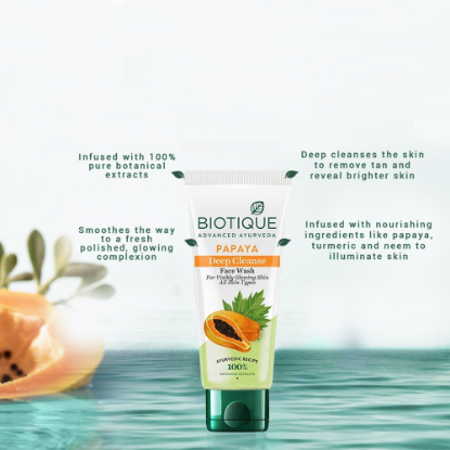 Picture of BIOTIQUE FACE WASH PAPAYA